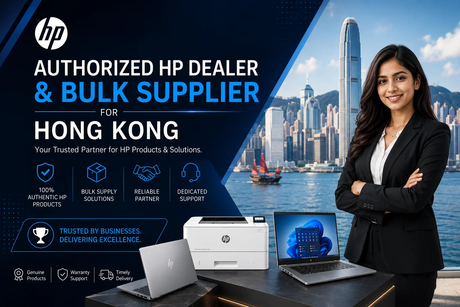 Authorized HP Dealer and Bulk Supplier for Hong Kong