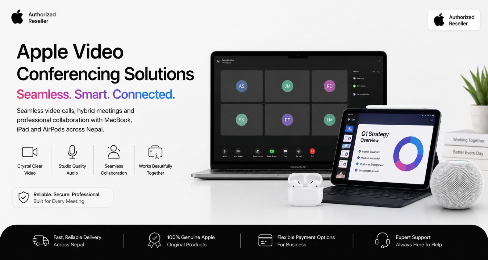 Apple Video Conferencing Solutions - Sunlite Systems Pvt Ltd, Apple Authorized Dealer Nepal