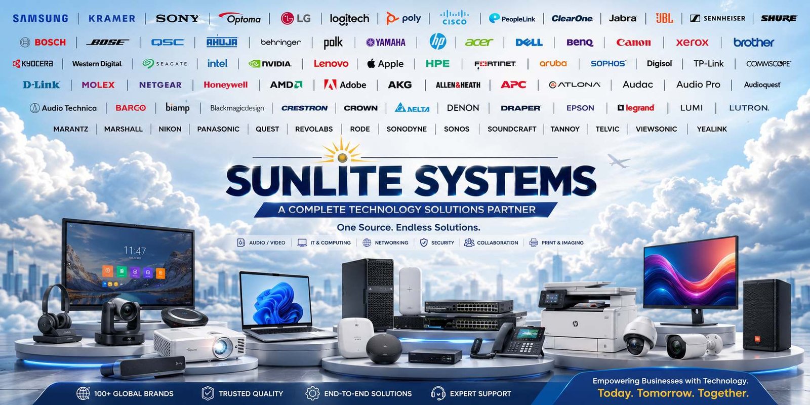 HP Authorised Dealer & Supplier - Sunlite Systems, A Complete Technology Solutions Partner