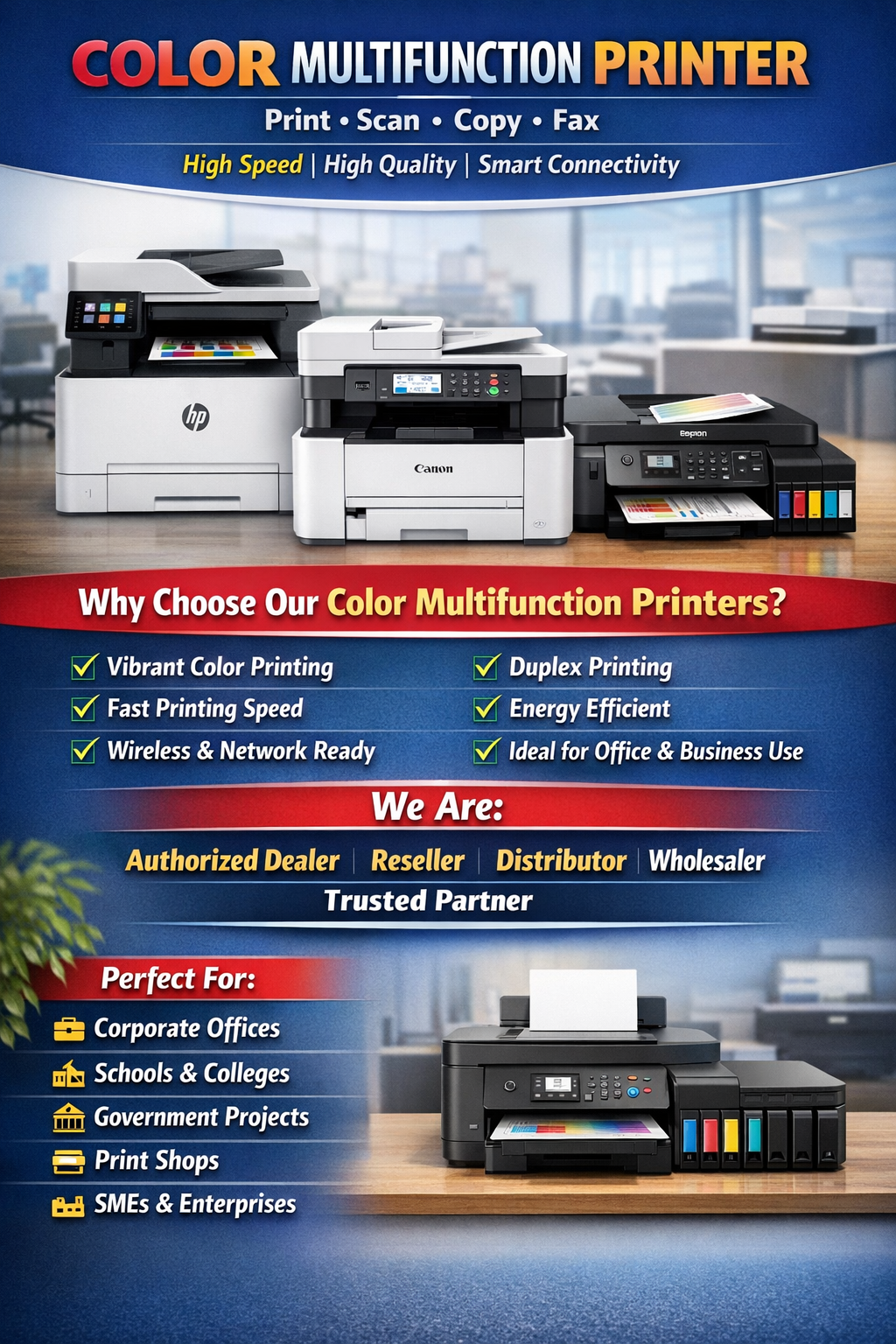 A3 Colour Multifunction Printer India
