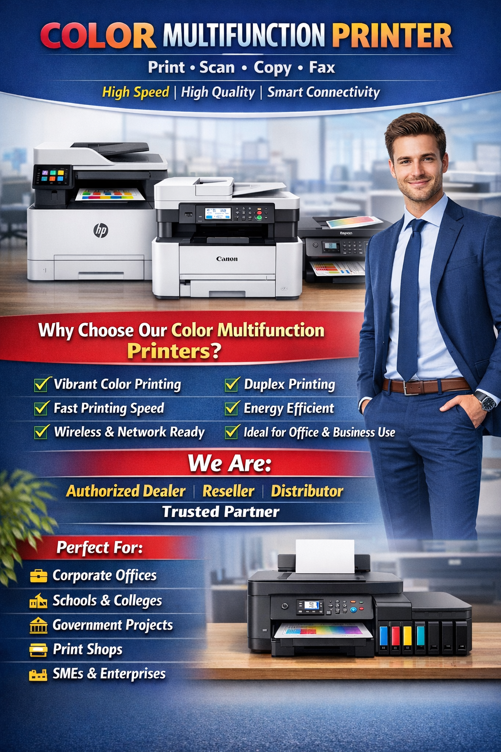 High-Volume Colour Multifunction Printer Systems for Government