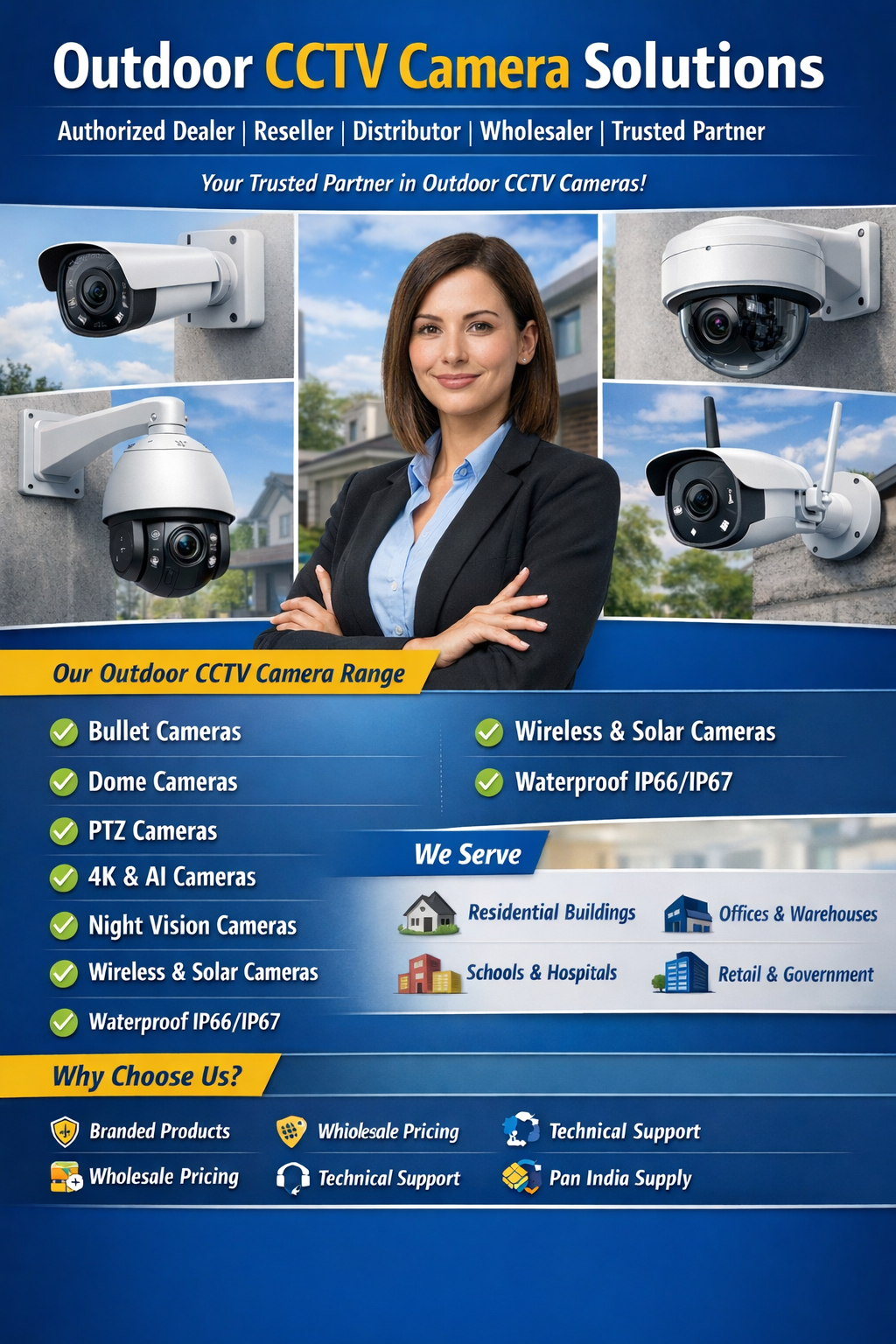 4K Outdoor CCTV Camera India