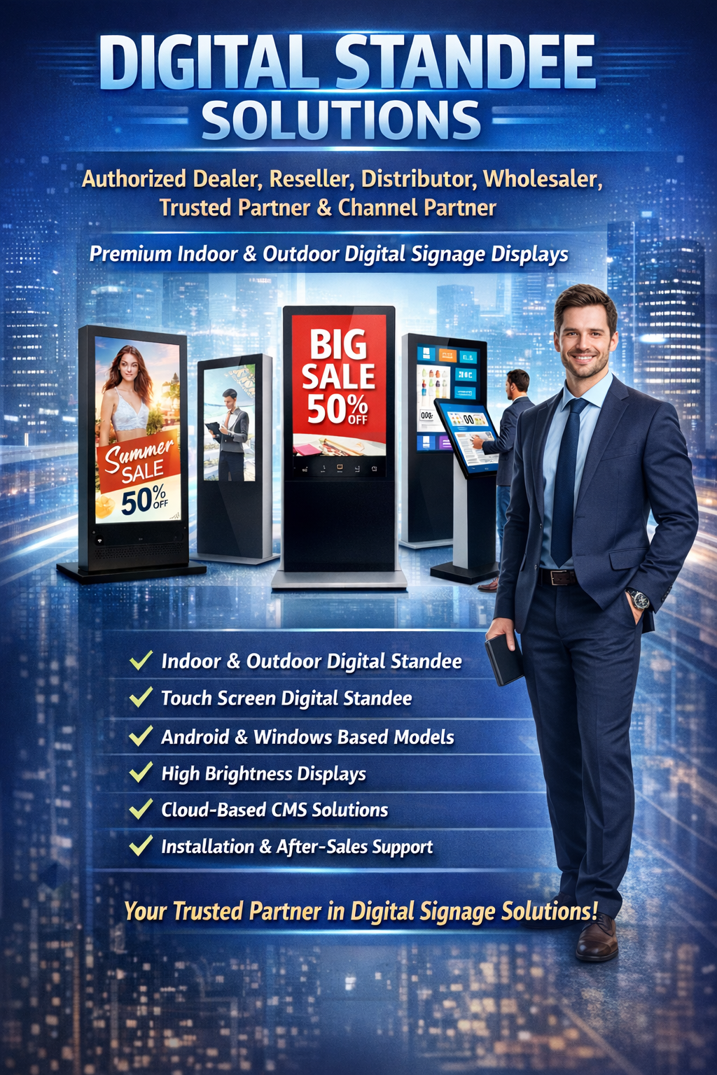 Command Center Digital Standee Systems