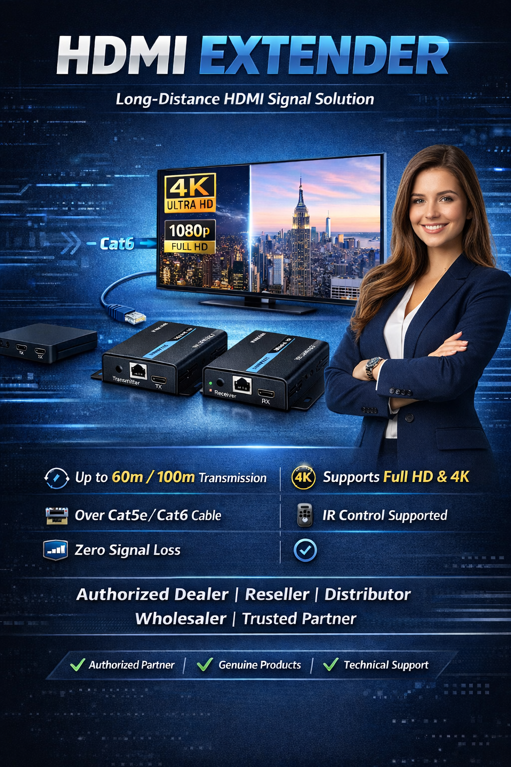 HDMI Extender Dealer India