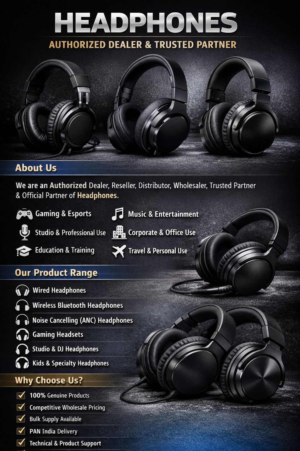 Studio Headphone India