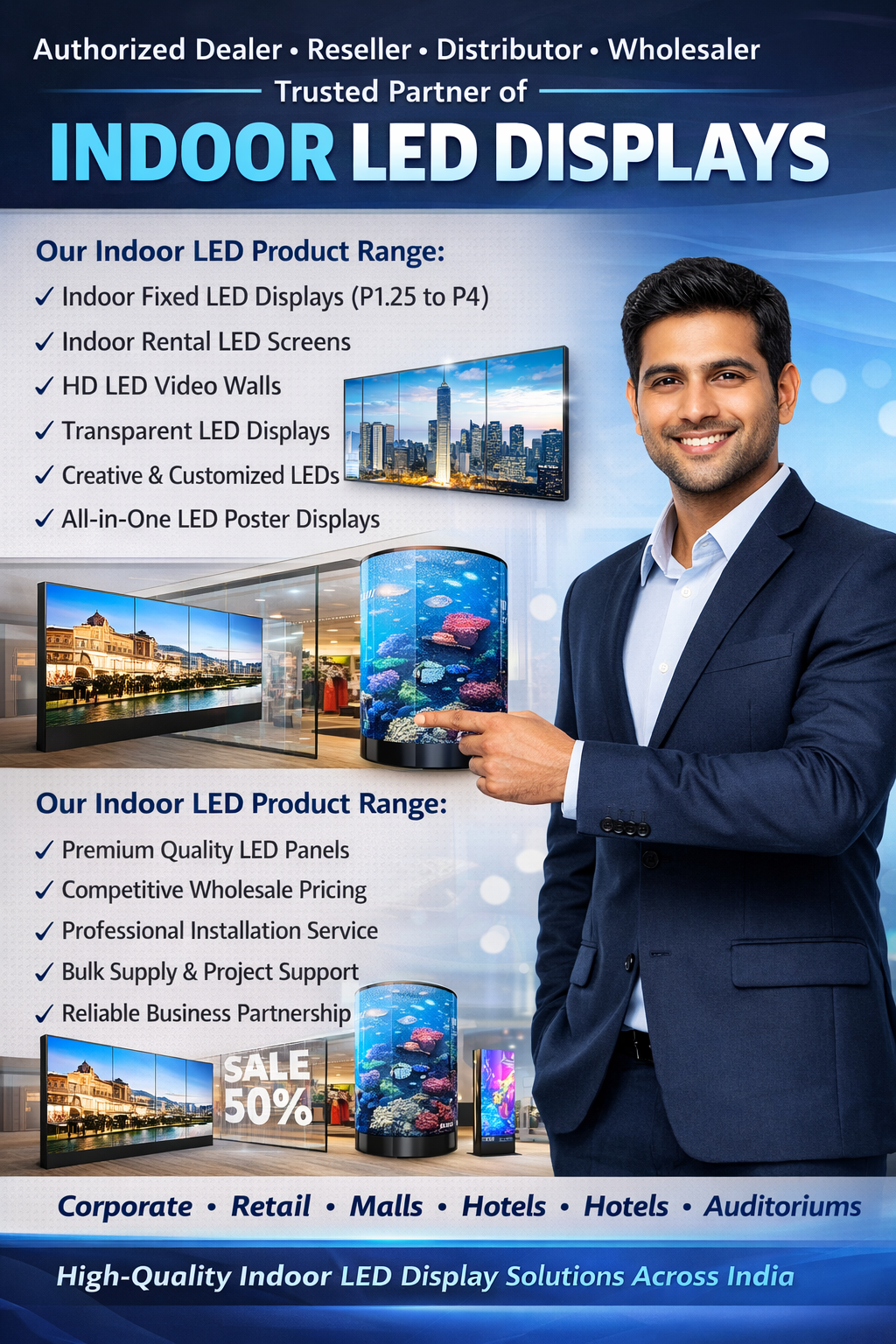 4K Indoor LED Video Wall India