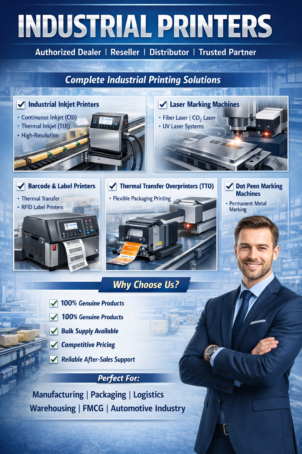 Industrial Production Line Printer Systems