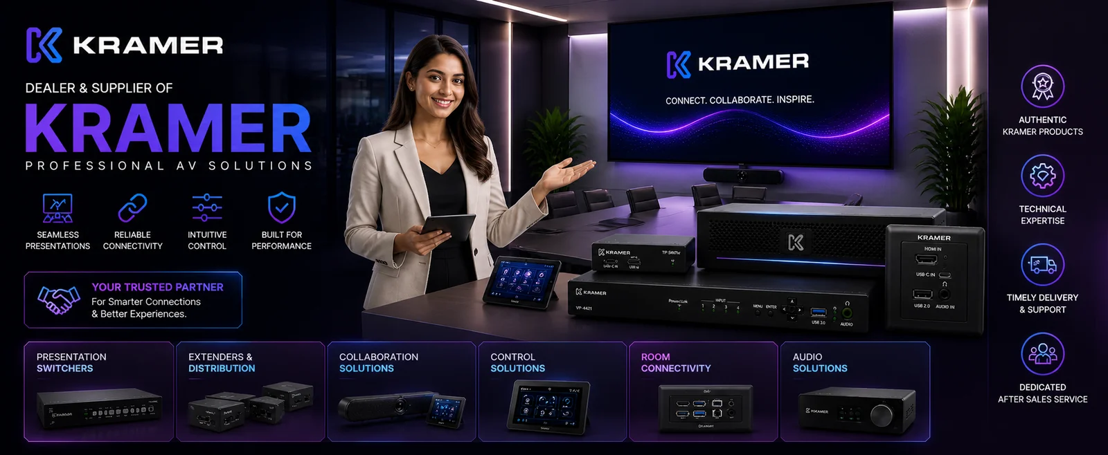 Kramer Authorised Dealer & Supplier of Professional AV Solutions - Sunlite Systems
