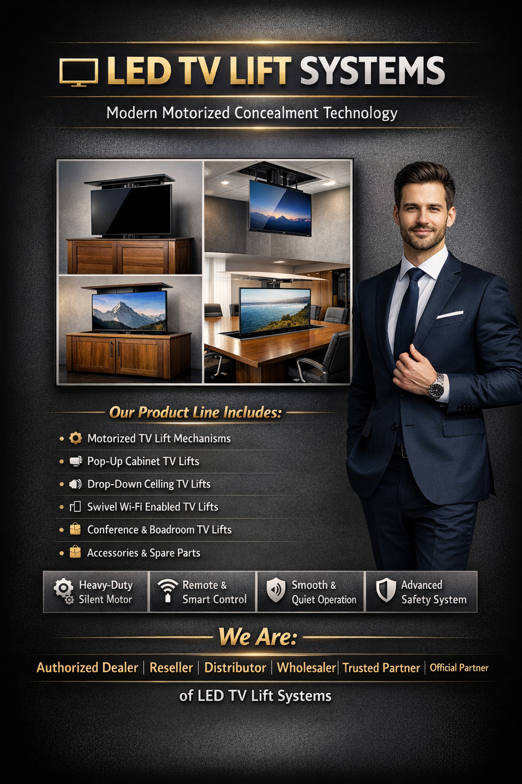 Command Center Hidden Display Systems