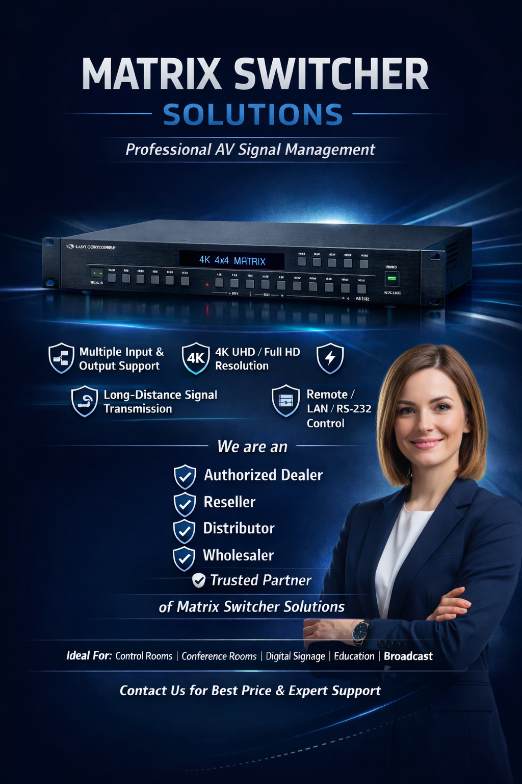 Command Center Matrix Switcher Systems