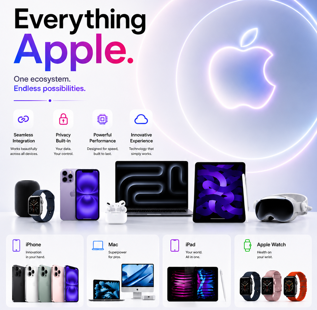 Comprehensive Apple Product Portfolio Nepal - Sunlite Systems Pvt Ltd | Apple Authorized Dealer Distributor