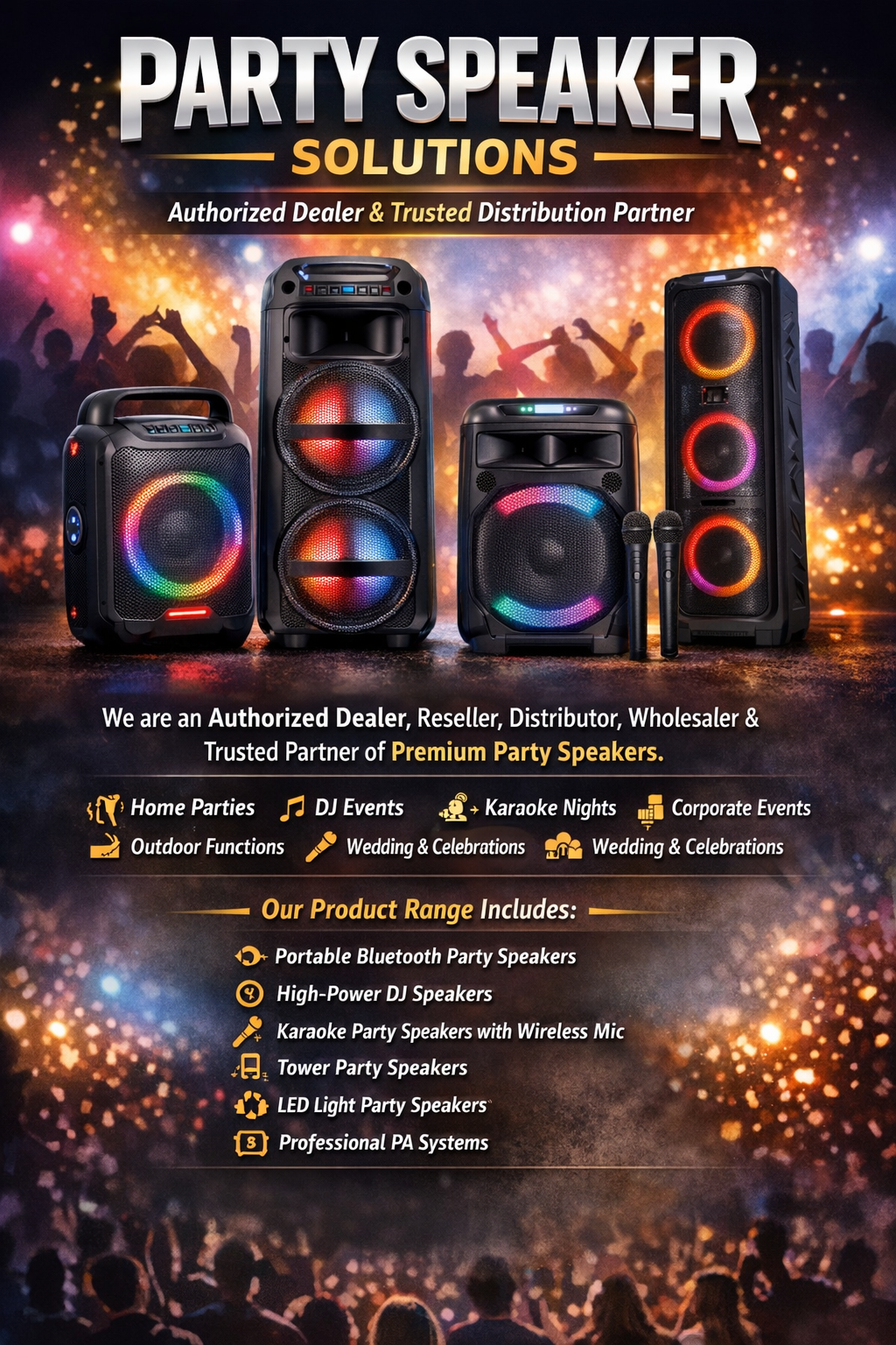 High Bass Party Speaker India