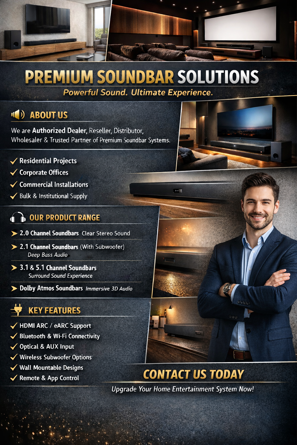 Enterprise Soundbar Audio Systems