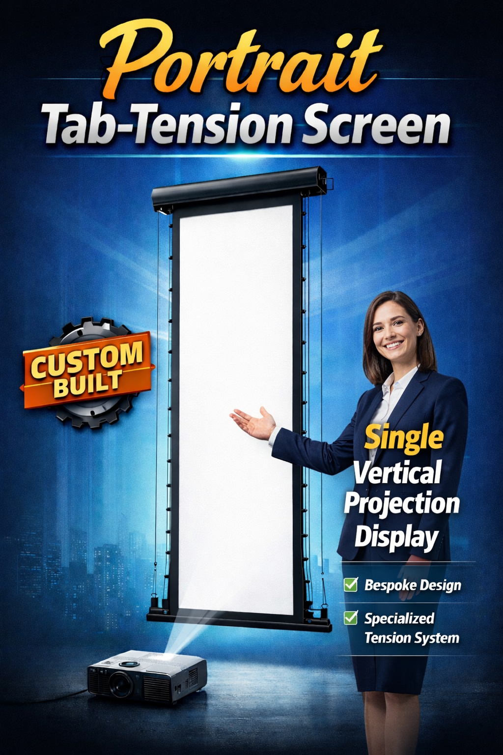 Tab Tension Projector Screen Dealer India