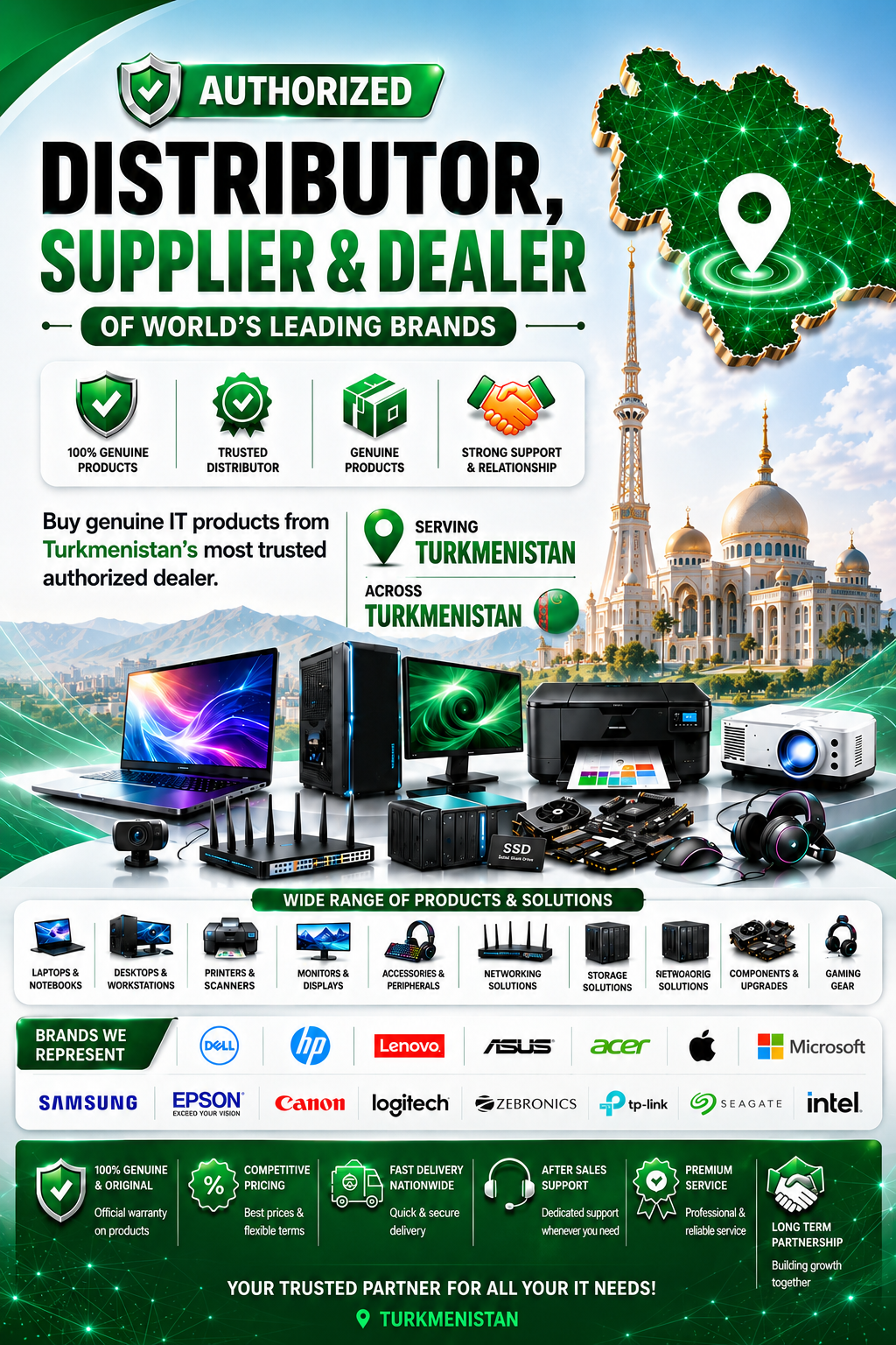 Comprehensive IT Product Portfolio Turkmenistan